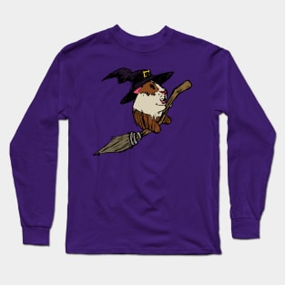 Guinea Pig Witch Long Sleeve T-Shirt